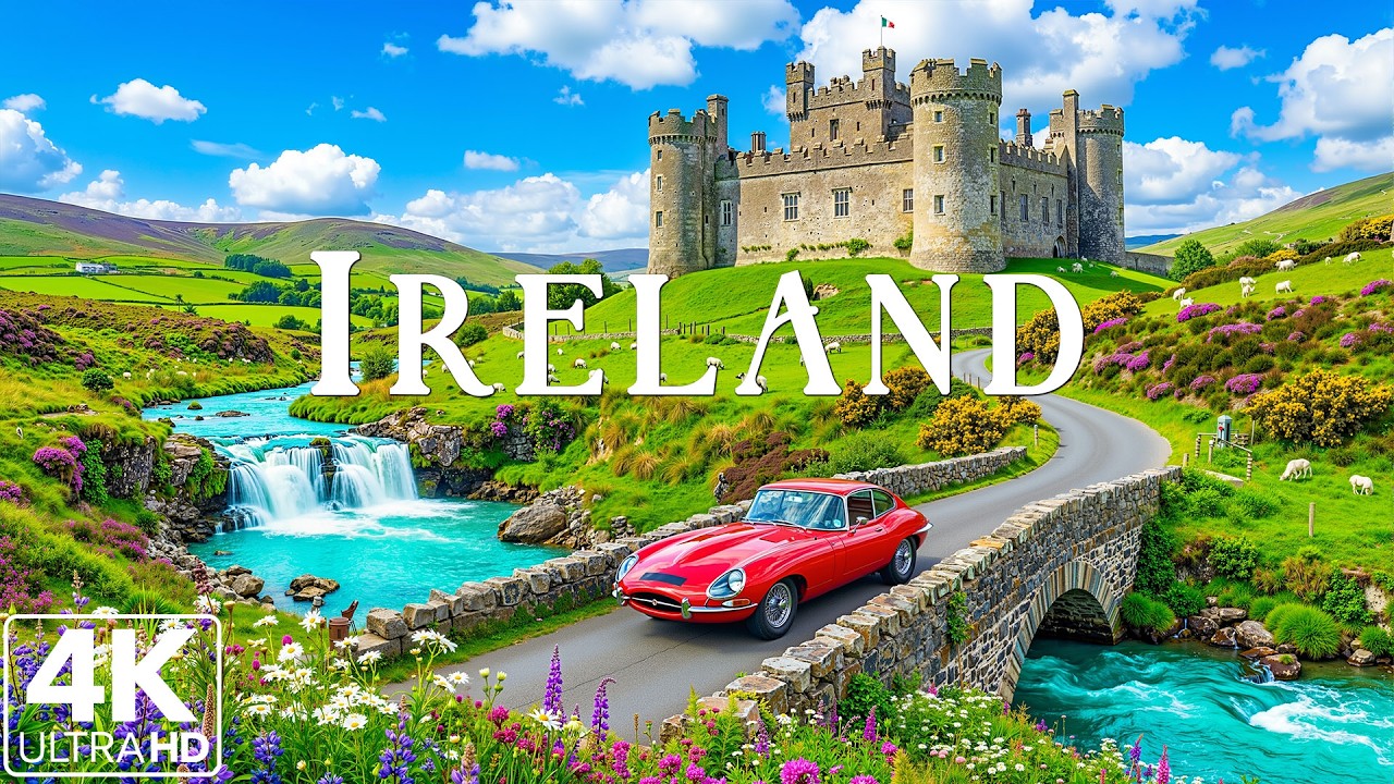 Ireland 4K  | A Timeless Emerald Paradise – Majestic Cliffs & the Radiant Atlantic Horizon