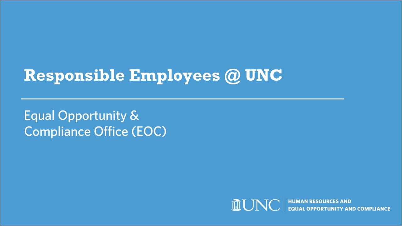 Responsible Employee Training