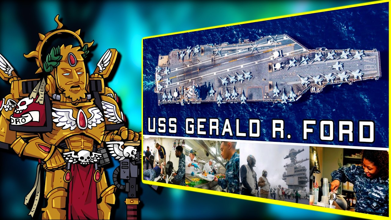 Pandro Reacciona: USS Gerald R. Ford: El Portaaviones más GRANDE y PODEROSO! ($13 Mil Millones USD)