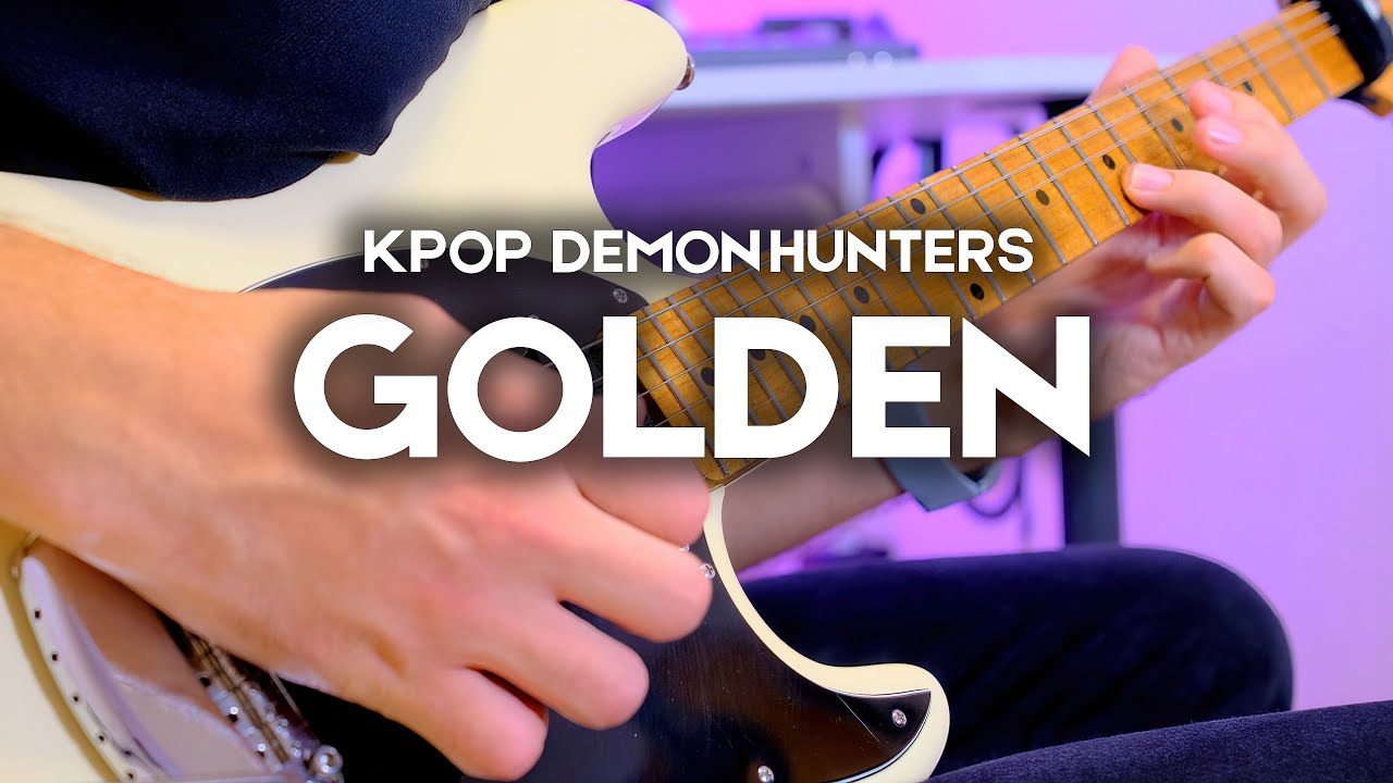 GOLDEN - KPOP DEMON HUNTERS | Electric Guitar Cover by Victor Granetsky