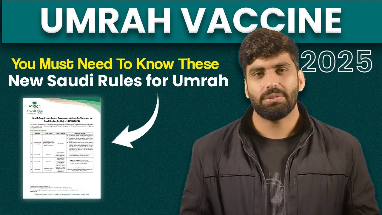 New Umrah Vaccine Requirements 2025 | Which Vaccine is Mandatory? Complete Guide by Al Habib Travel