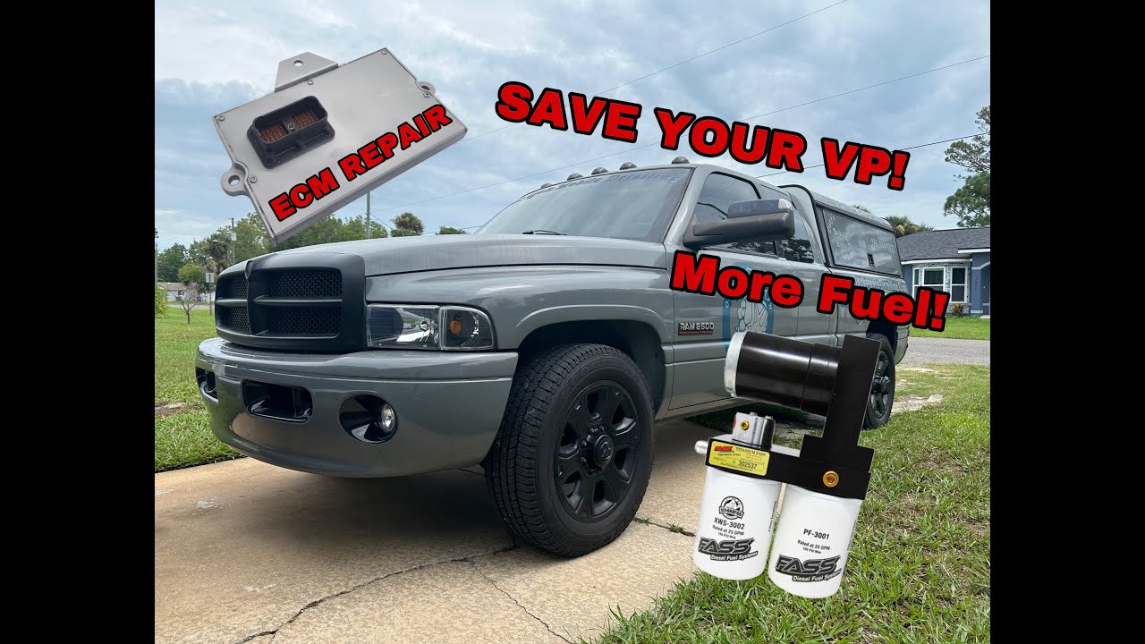 2nd Gen 24v Cummins Fass Install/ECM Repair/Stock Fuel Pump Delete (99 Dodge Ram 2500)