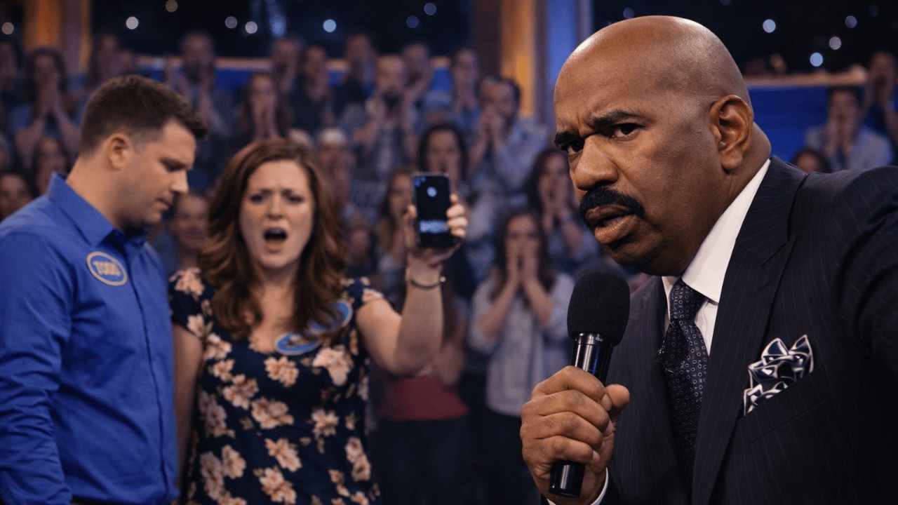 Wife Publicly Reads Husband’s Affair Texts — Steve Harvey Intervenes