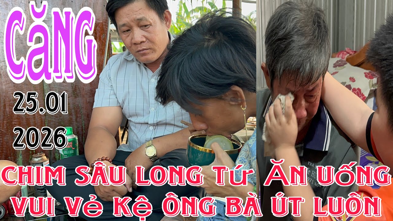 Chim Sâu Long Tứ Nhập Tiệt Vui Vẻ Kệ Ông Bà Út #thinhhanh #yeucuocsong #mientay 