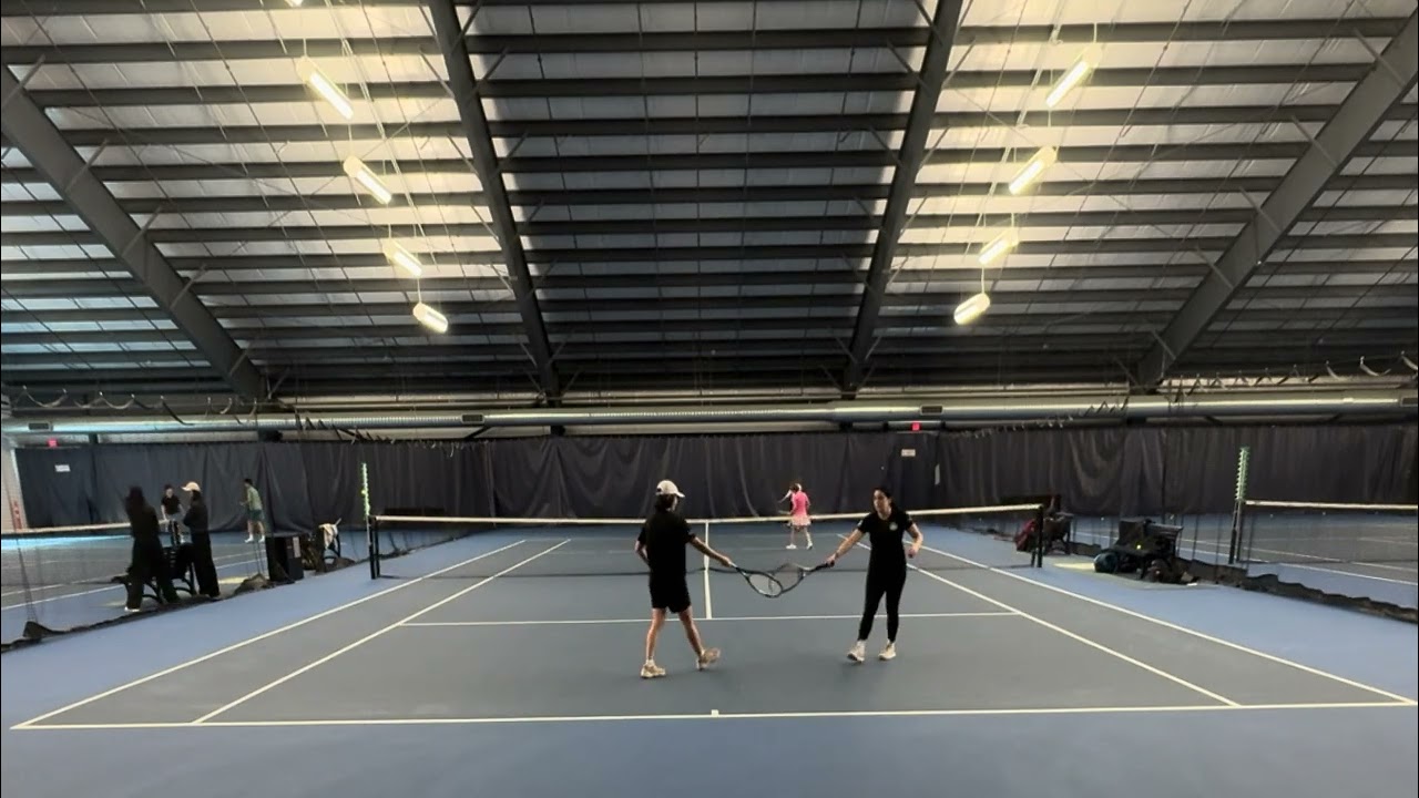 Women’s doubles NTRP3.5 exhibition Anna Wendy vs Edith Fumi