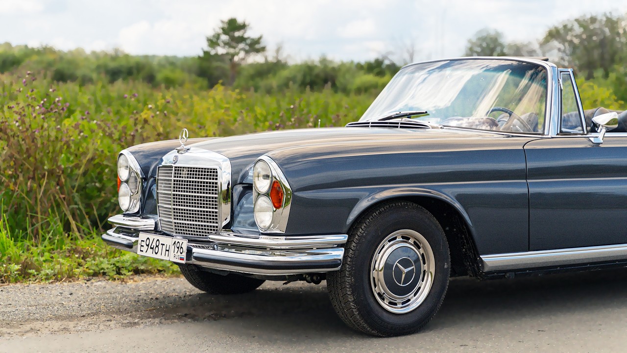 Mercedes 280 SE 3.5 возвращен к оригиналу: шедевр Поля Брака с системой Magic Box.