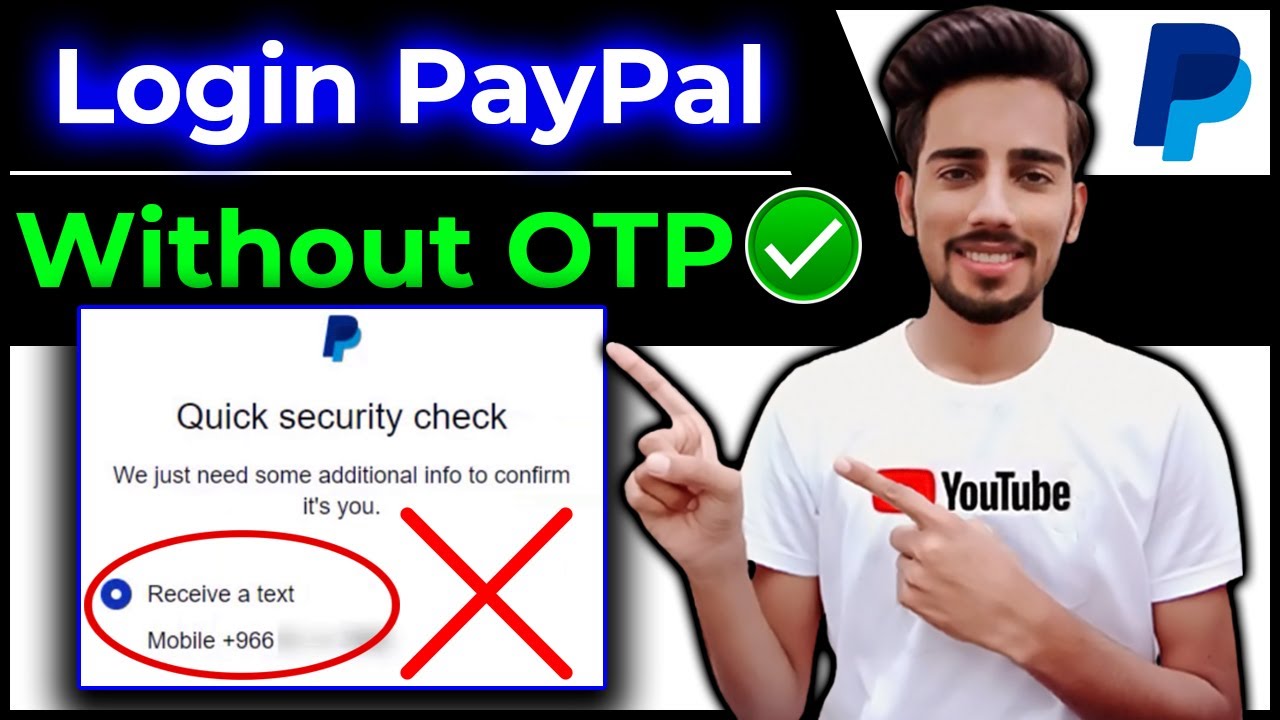How To Login PayPal Account Without Phone Number OTP | Login PayPal Without Verification Code