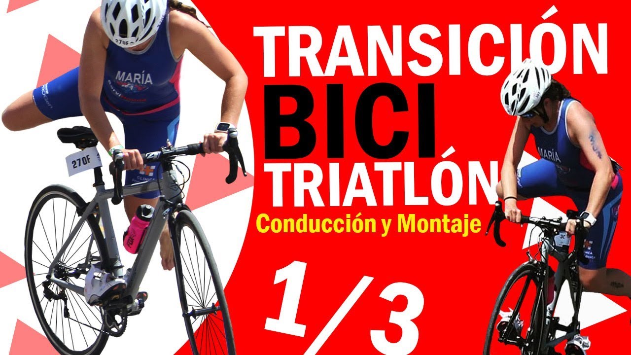 Transiciones TRIATLÓN 🌑🌑🌑  Bici parte 1/3. Conducción y montaje.