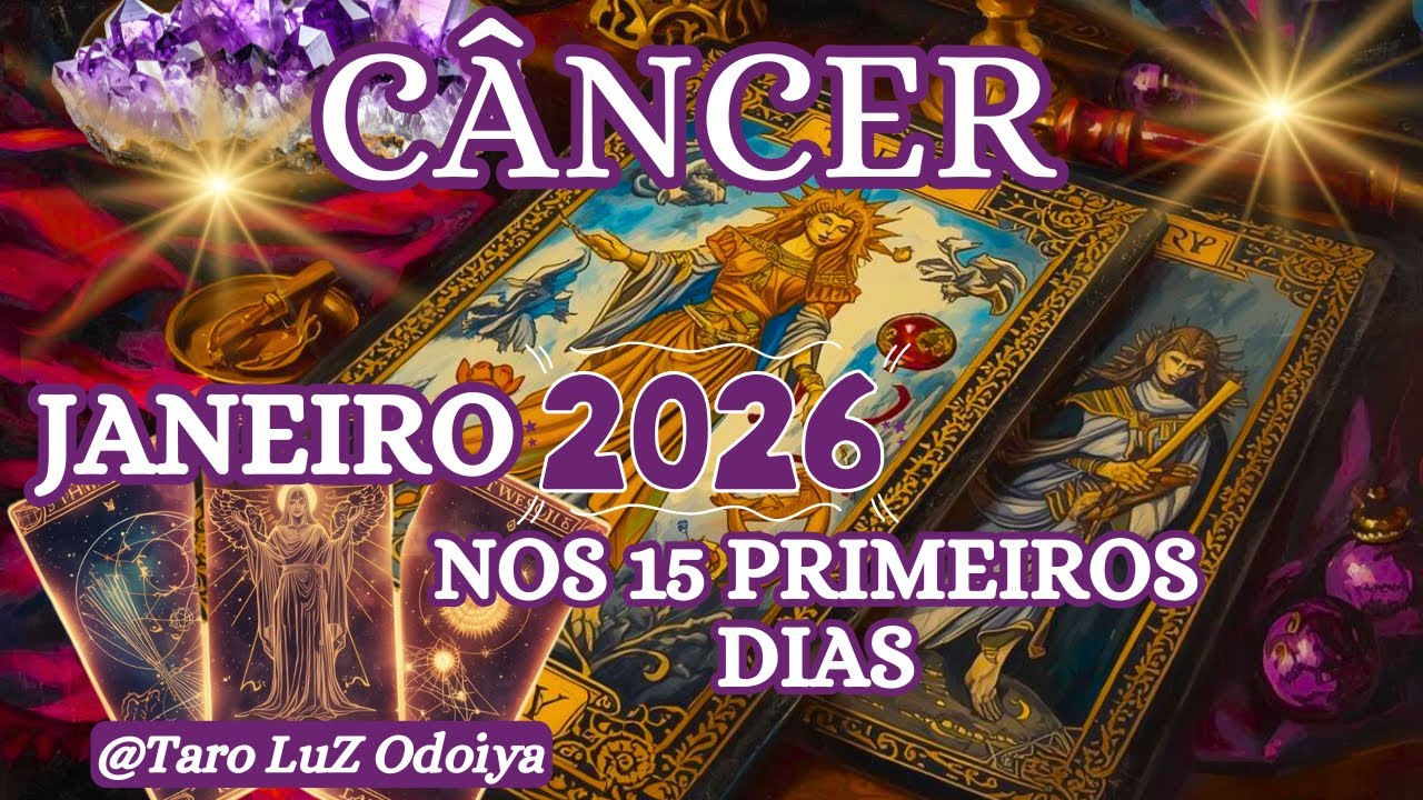 CÂNCER-JANEIRO💫2026-VEM DO PLANO SUPERIOR! ESTÁ CHEGANDO ATÉ VOCÊ, AQUELA REVIRAVOLTA...