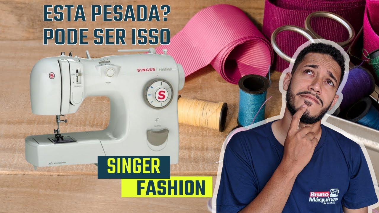 maquina de costura singer fashion pesada aprenda resolver