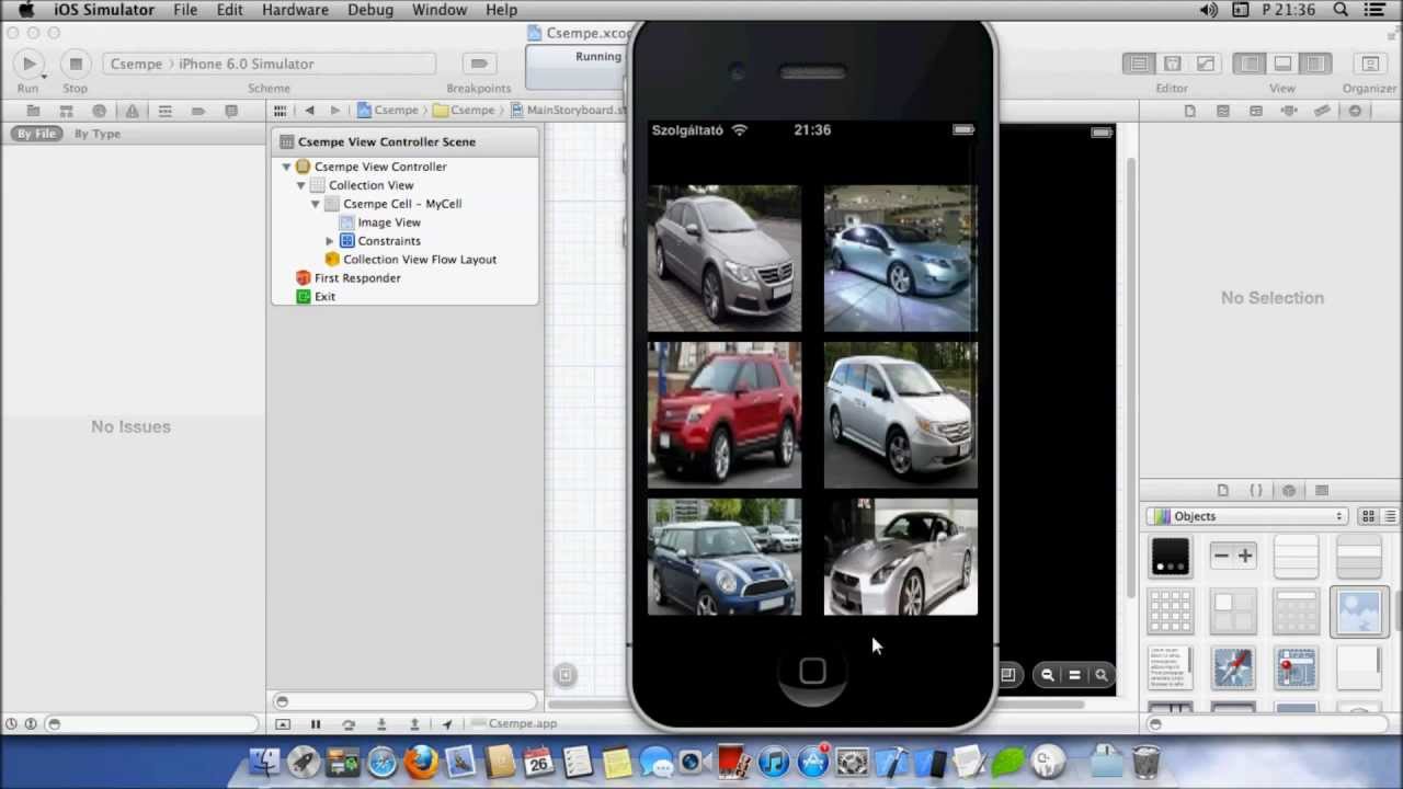PecsXcode, Xcode UICollectionView