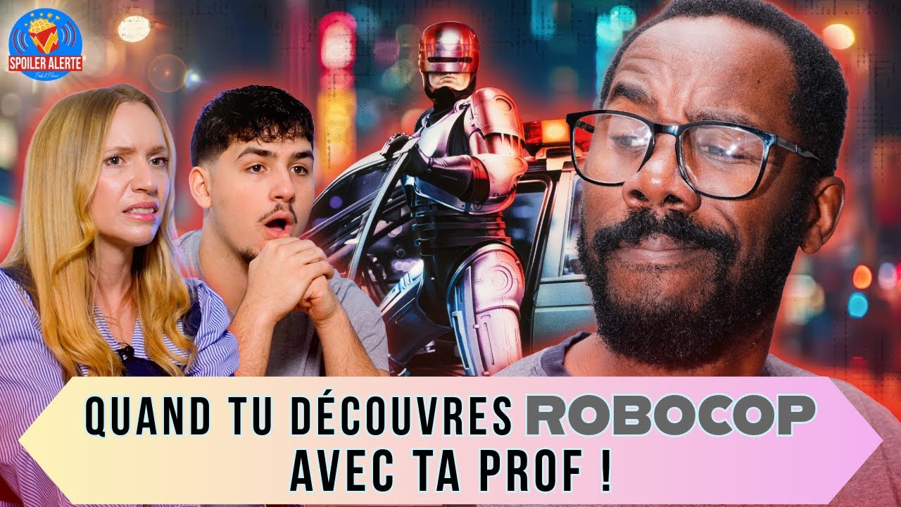 Il découvre ROBOCOP… avec sa prof ! 🤖🤯 | RÉACTION
