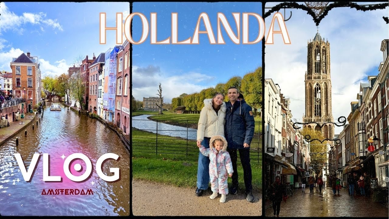 GEZİ VLOG: Hollanda | Leiden ve Utrecht Gezimiz | Arkadaşlarımızı Ziyarete Amsterdam'a Geldik