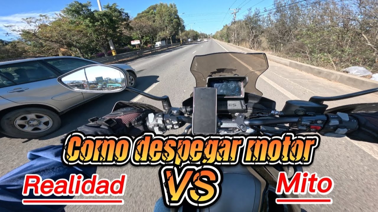 Como hacer asentamiento o despegué de una moto, Zontes 350 T2