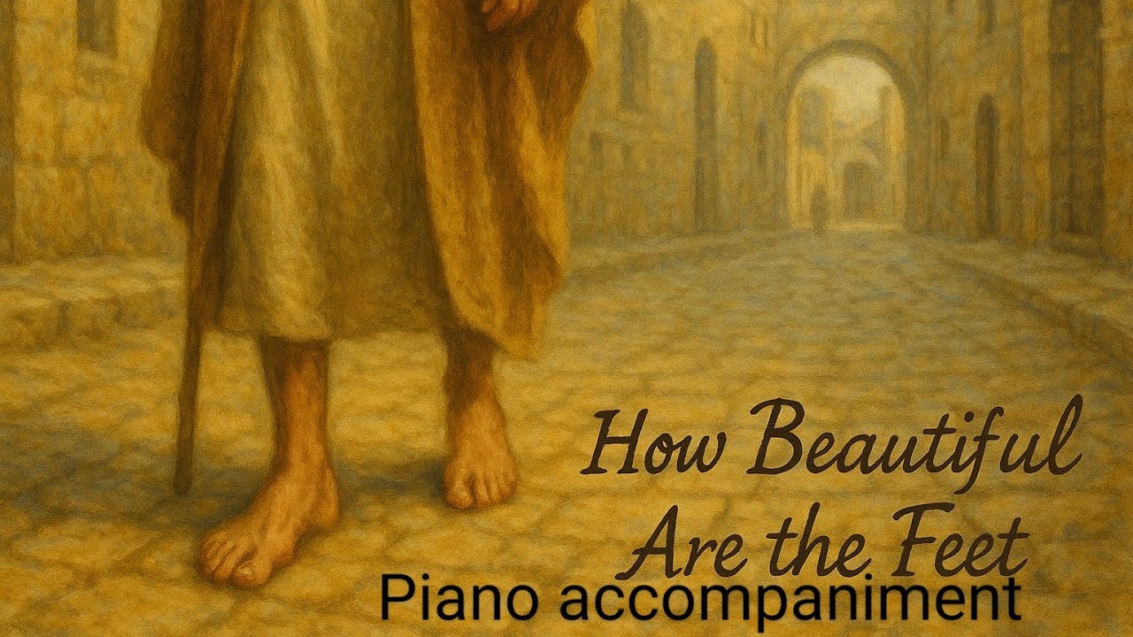 How beautiful are the feet - piano accompaniment