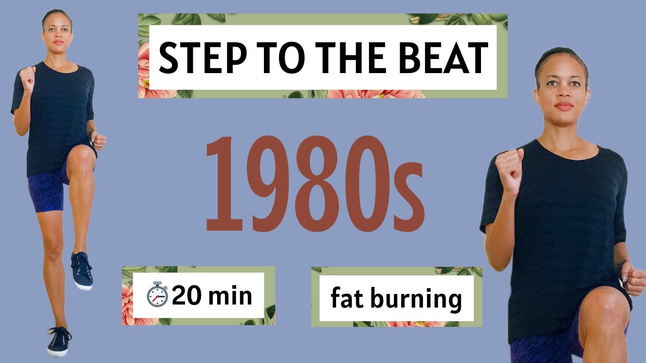 80s FEEL GOOD Indoor Walk Aerobic Exercise👋 Beginner & Knee Friendly 👋Step to the Beat