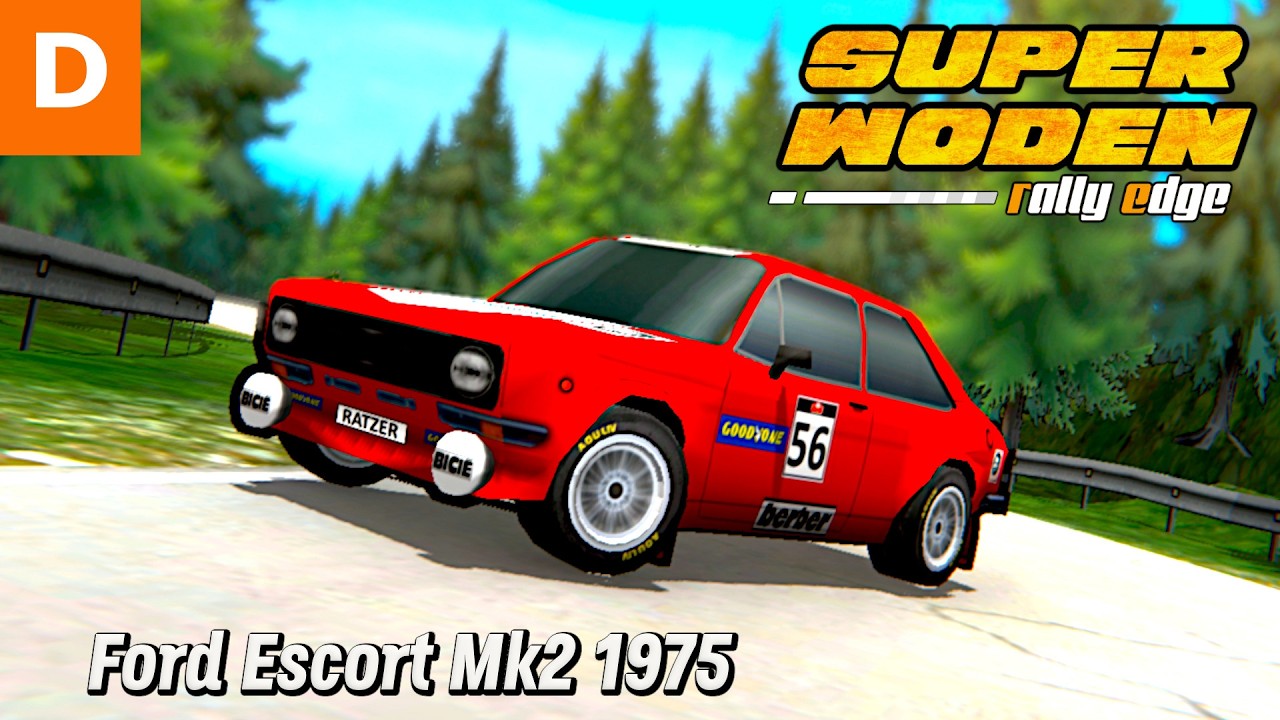 Super Woden Rally Edge – Ford Escort Mk2 1975 – Class D – 257 HP