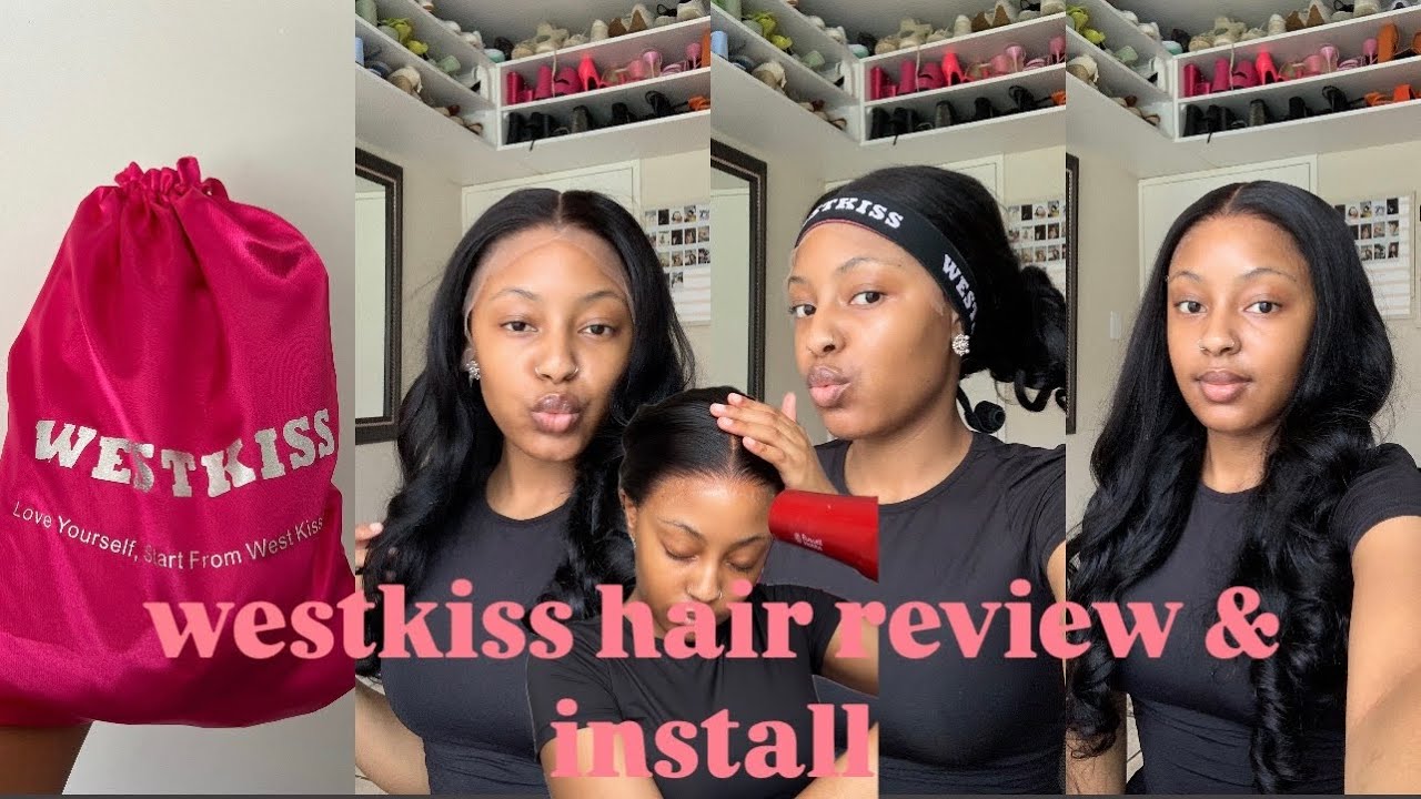 #hair vlog: how to achieve a natural look I grown & sexy pre curled 13x6 front wig || WEST KISS HAIR