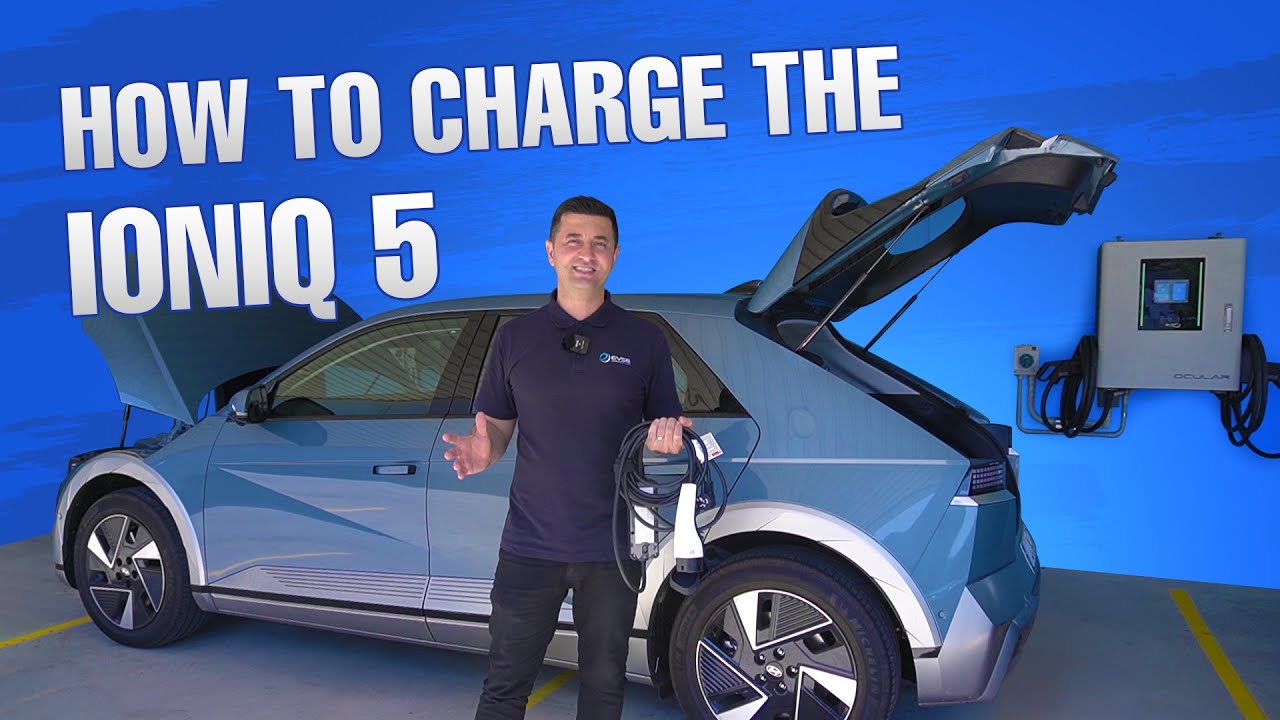 Как зарядить Hyundai IONIQ 5 | Скорость зарядки, запас хода и опции