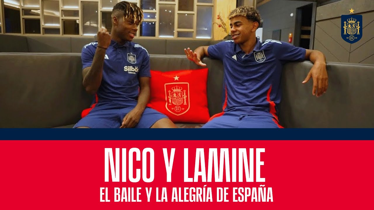 Nico Williams y Lamine Yamal: el baile y la alegría de España | 🔴 SEFUTBOL