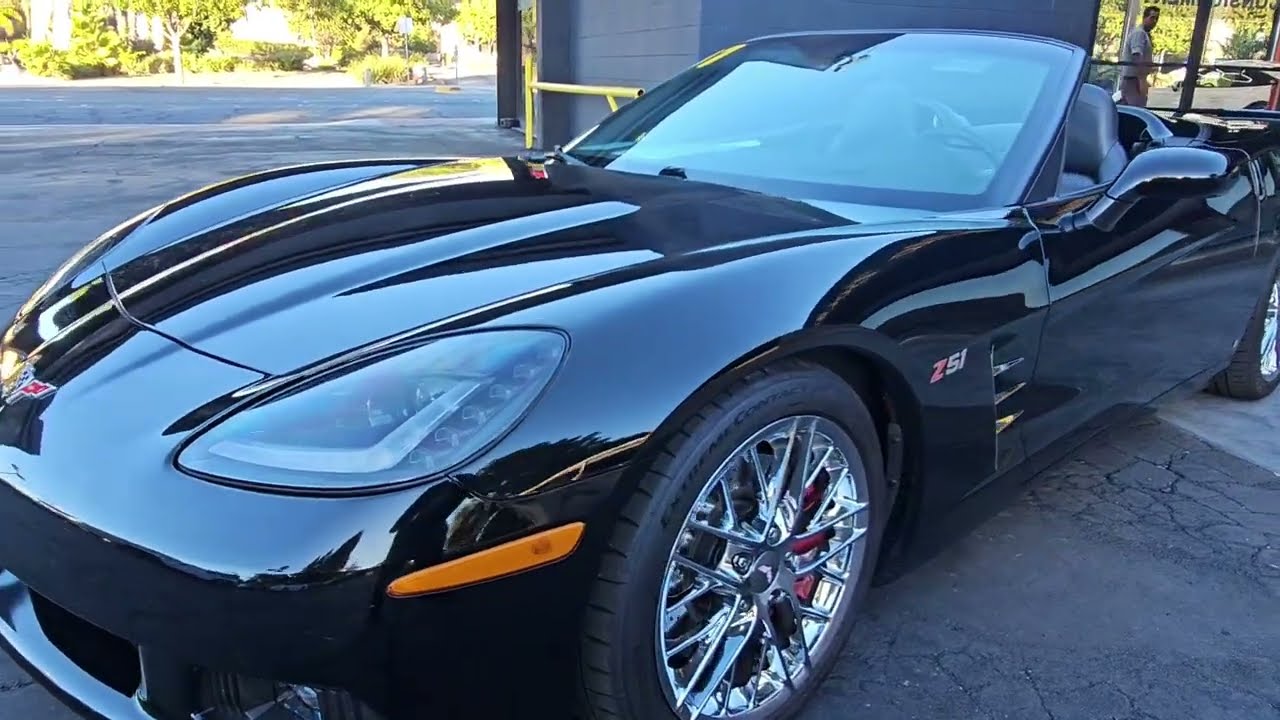 2007 Chevrolet Corvette Convertible! Black Beauty! Available now @Malibu_Automotive 