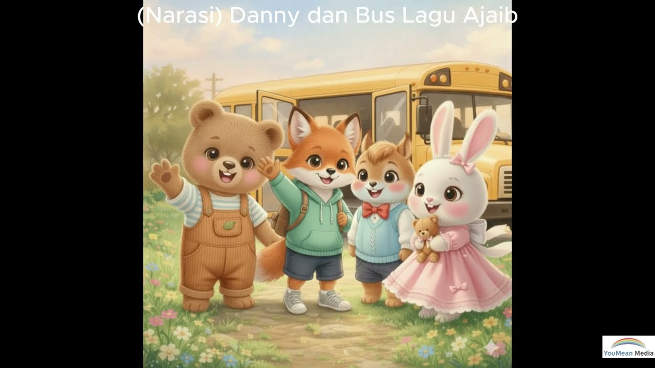 (Narasi) Danny dan Bus Lagu Ajaib | Cerita Anak dalam Bahasa Indonesia | Lagu Anak “Roda-Roda Bus”