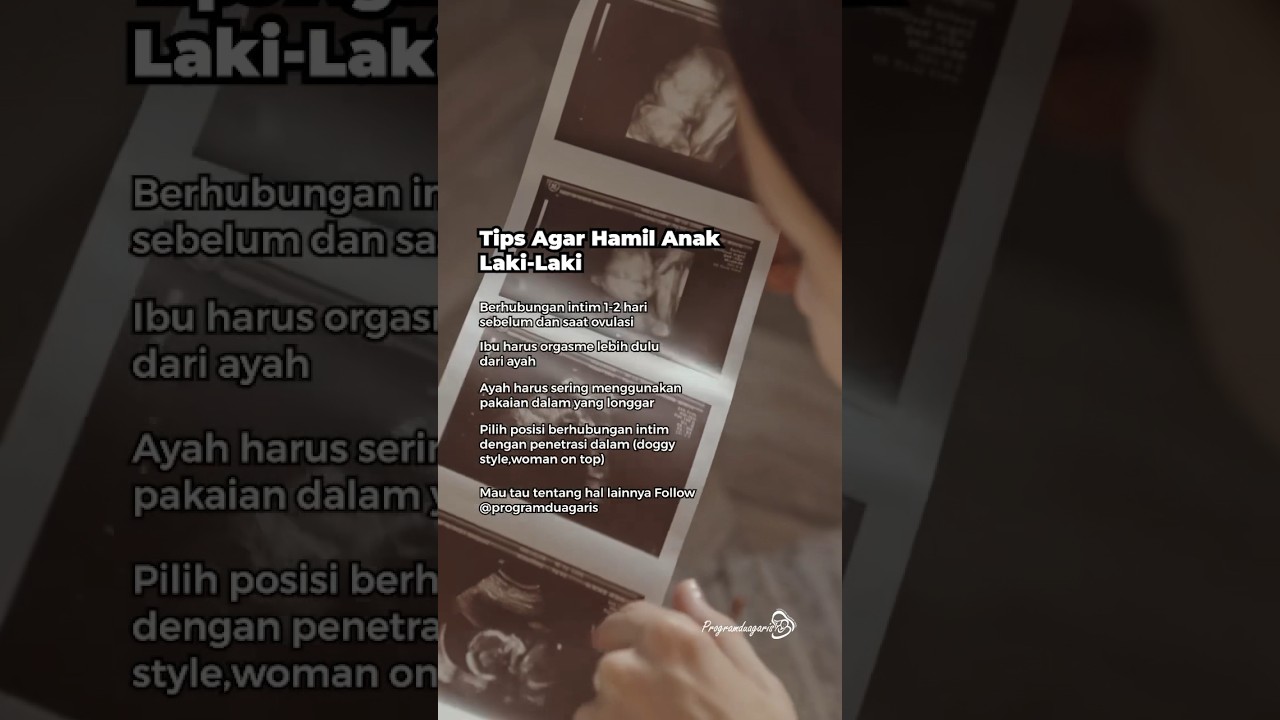TIPS AGAR HAMIL ANAK LAKI LAKI