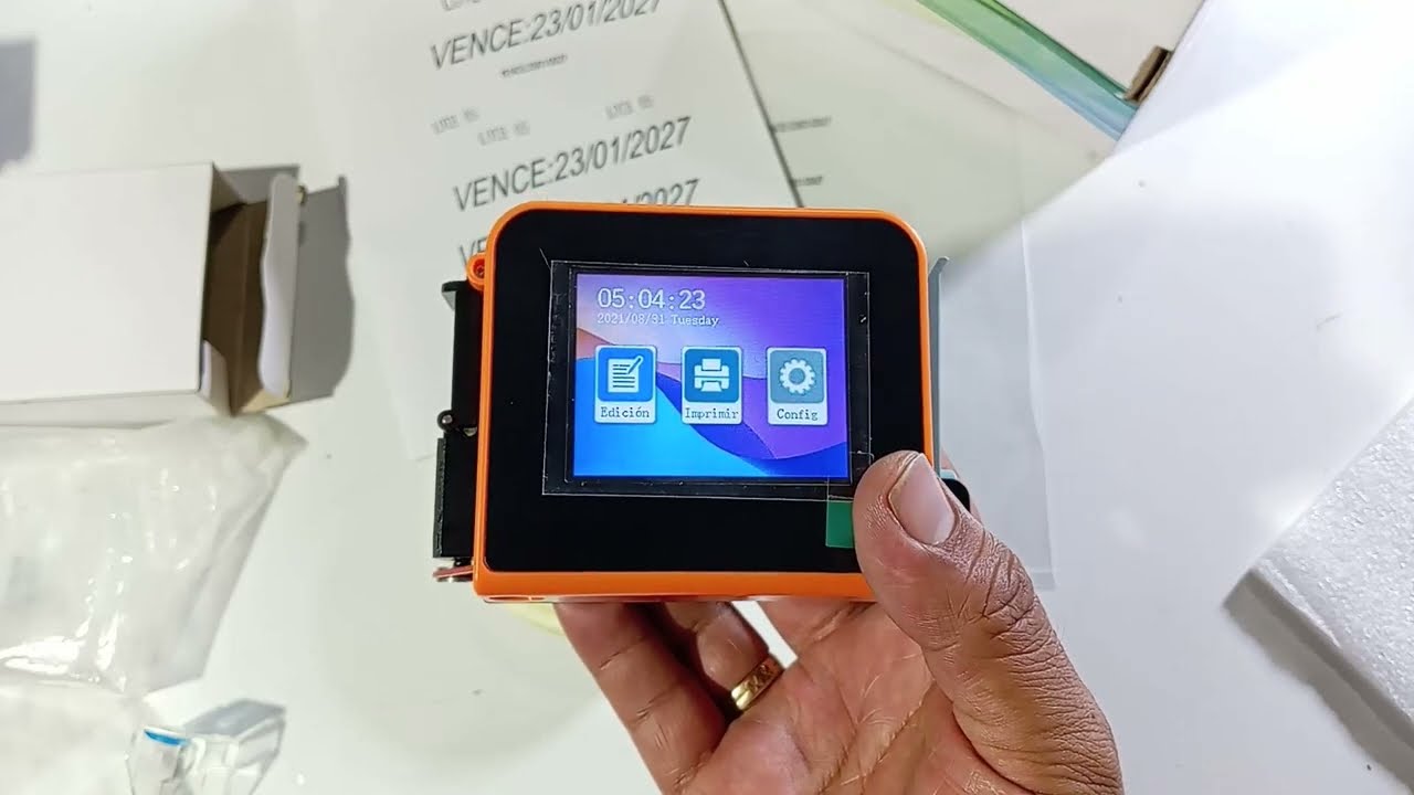 Impresora INKJET mini, Codificador de fechas de vencimiento, lotes y otros