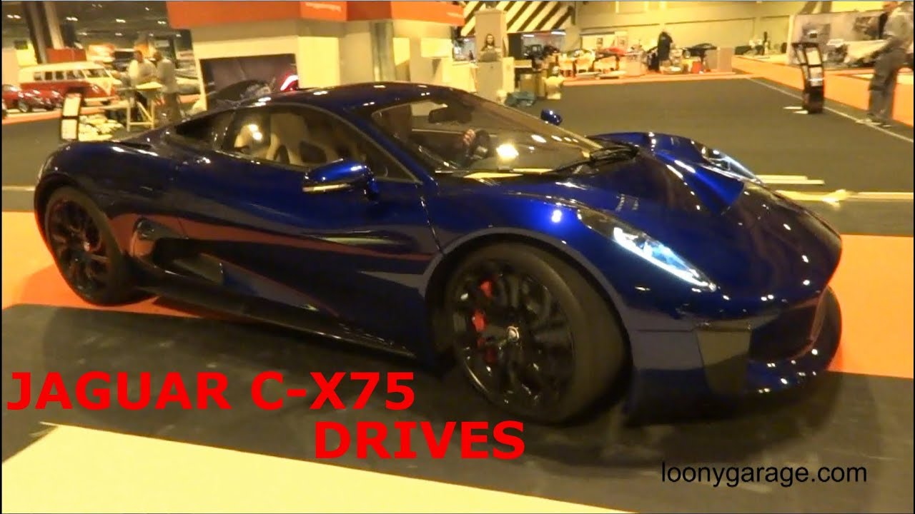 Jaguar C-X75 Test Drive
