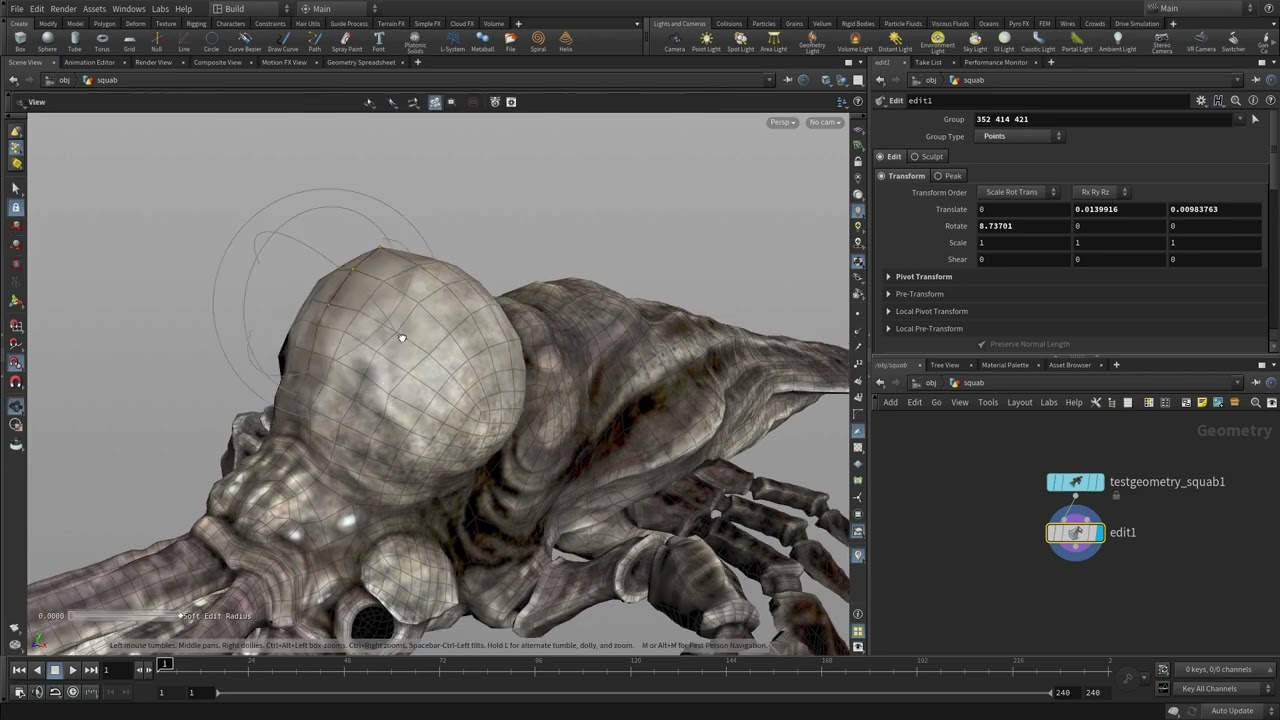 Houdini Foundations | Overview 11  | Transform Objects and Geometry