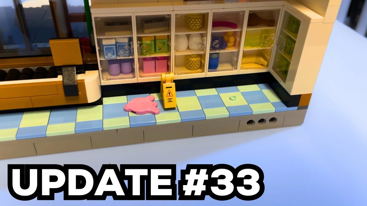 Finishing My Supermarket | Lego City Update #33