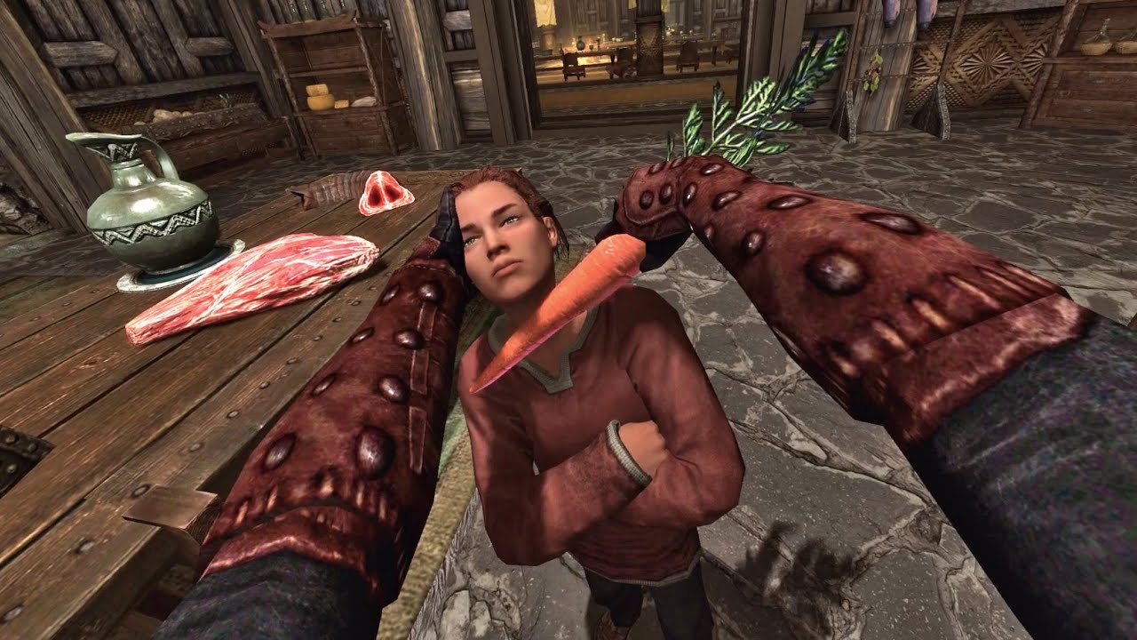 Skyrim VR - песни и пьянки