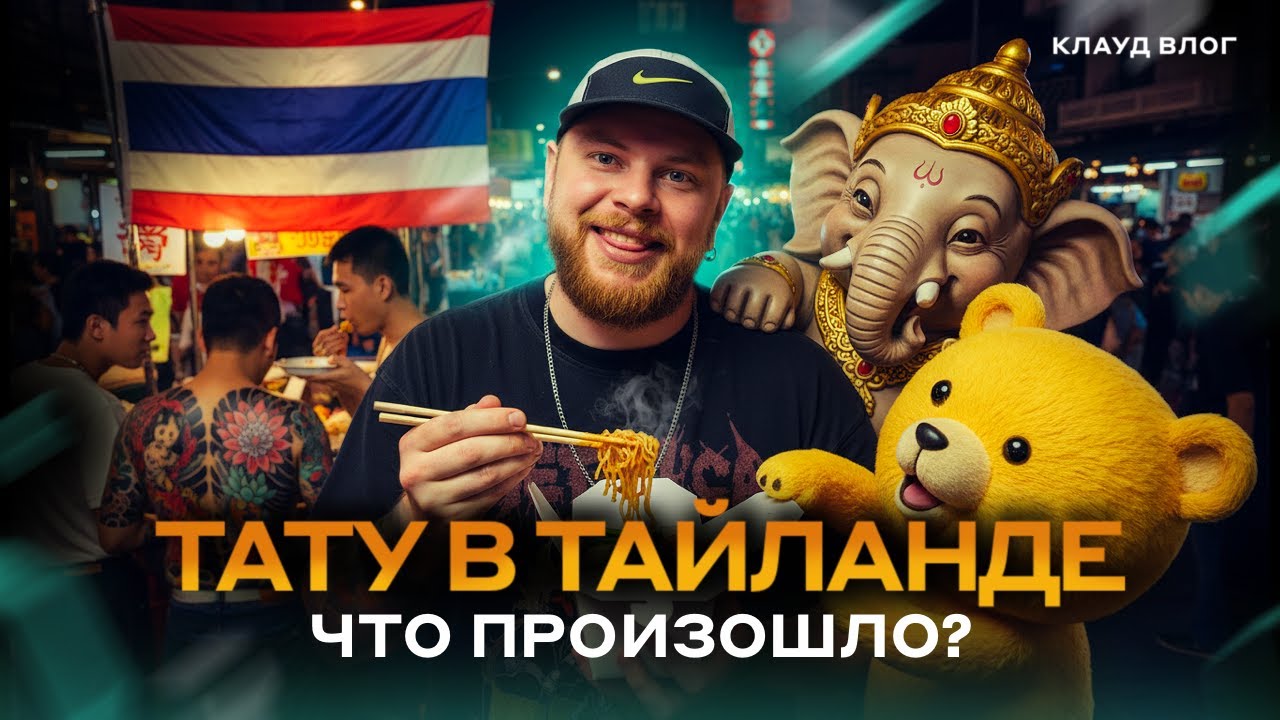 ТАТУ-ФЕСТИВАЛЬ В БАНГКОКЕ: закулисье Thailand Tattoo Expo | как всё устроено | КЛАУД vlog
