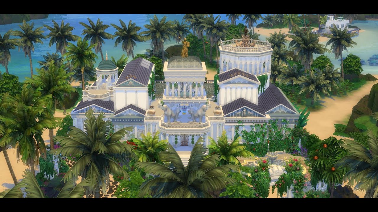 The Olympian Palace | No CC | The Sims 4 | Stop Motion | Luxurious Greek Palace