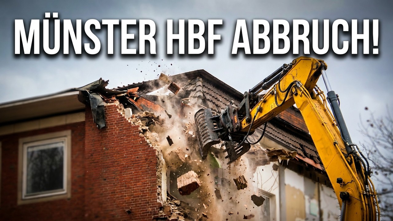 Münster Hauptbahnhof Abbruch - Bahnhof in Münster wird abgerissen