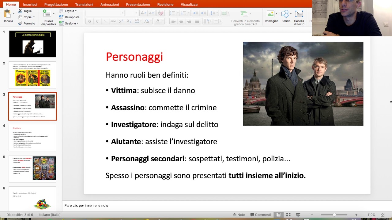 Il giallo - Struttura, personaggi e focalizzazione