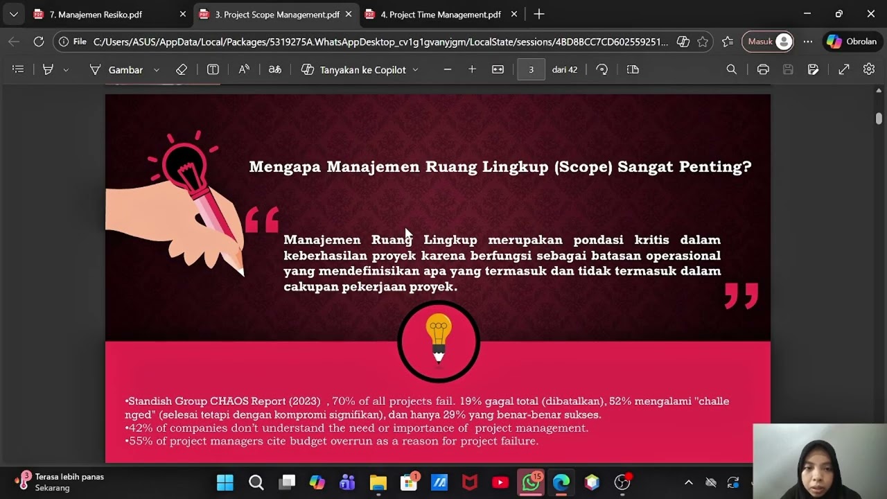 Tugas Final Mereview Materi Manajemen Proyek Teknologi Informasi 