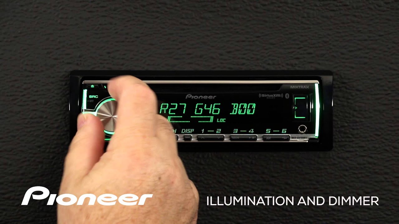 How To - DEH-X6700BS - Illumination and Dimmer