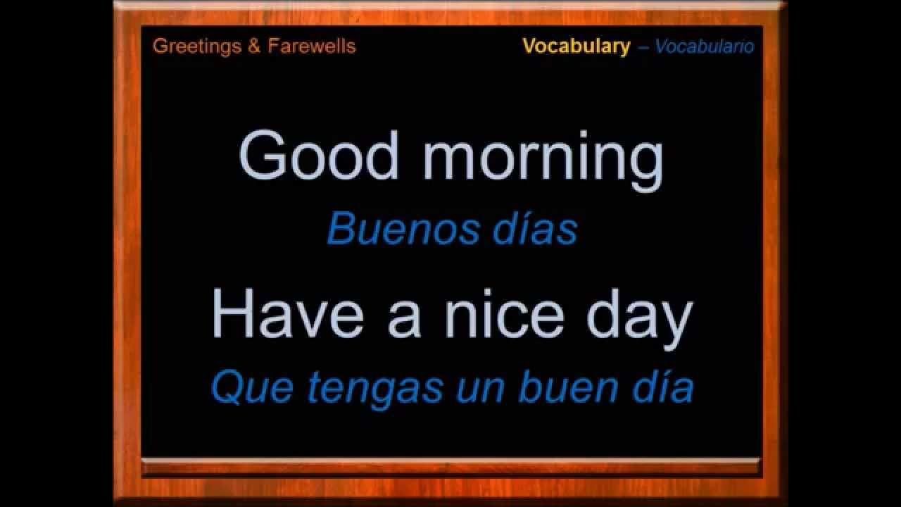Saludos y Despedidas en Inglés | Greetings & Farewells | Aprender Ingles | Ingles Gratis | free