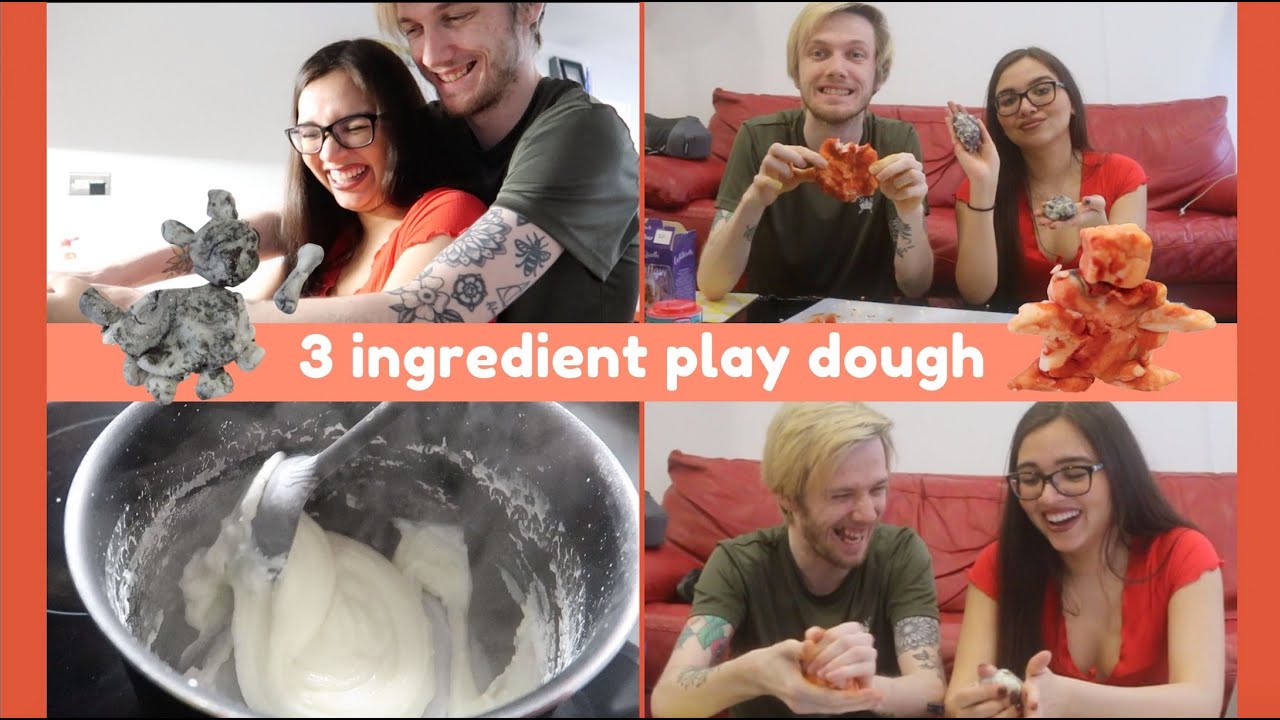 making play dough from common household ingredients
