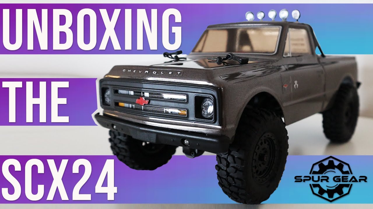 AXIAL SCX24 Chevy C10 Unboxing & First Run