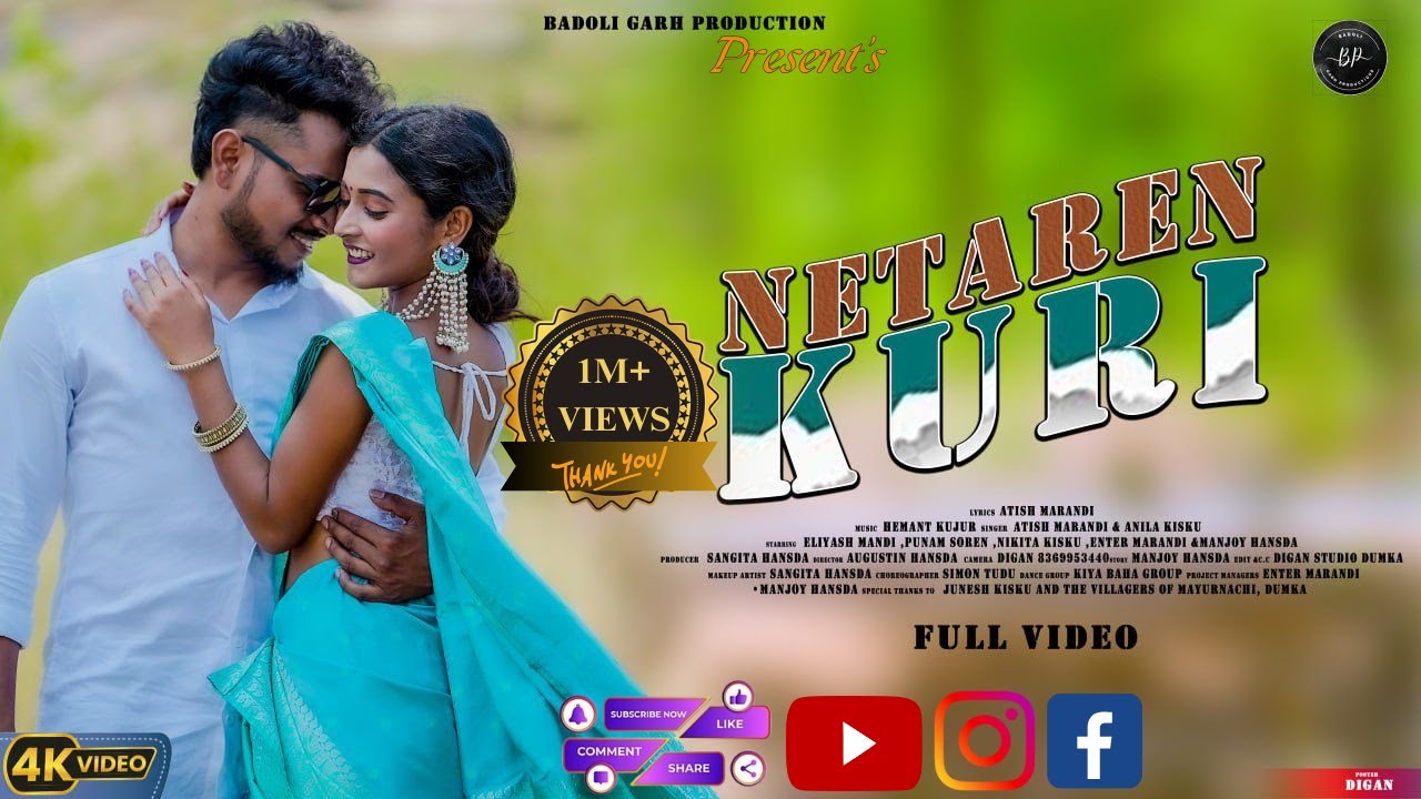 NETAREN KURI ||NEW SANTHALI FULL VIDEO DONG SONG 2024|| ELIYAS MANDI  & PUNAM SOREN||ATISH & ANILA||