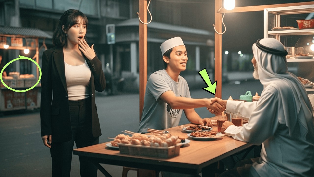 SAYA PAMIT, ADA KEPERLUAN PENTING! CEO Cantik Kaget Melihat Konglomerat Arab di Angkringan, Ternyata