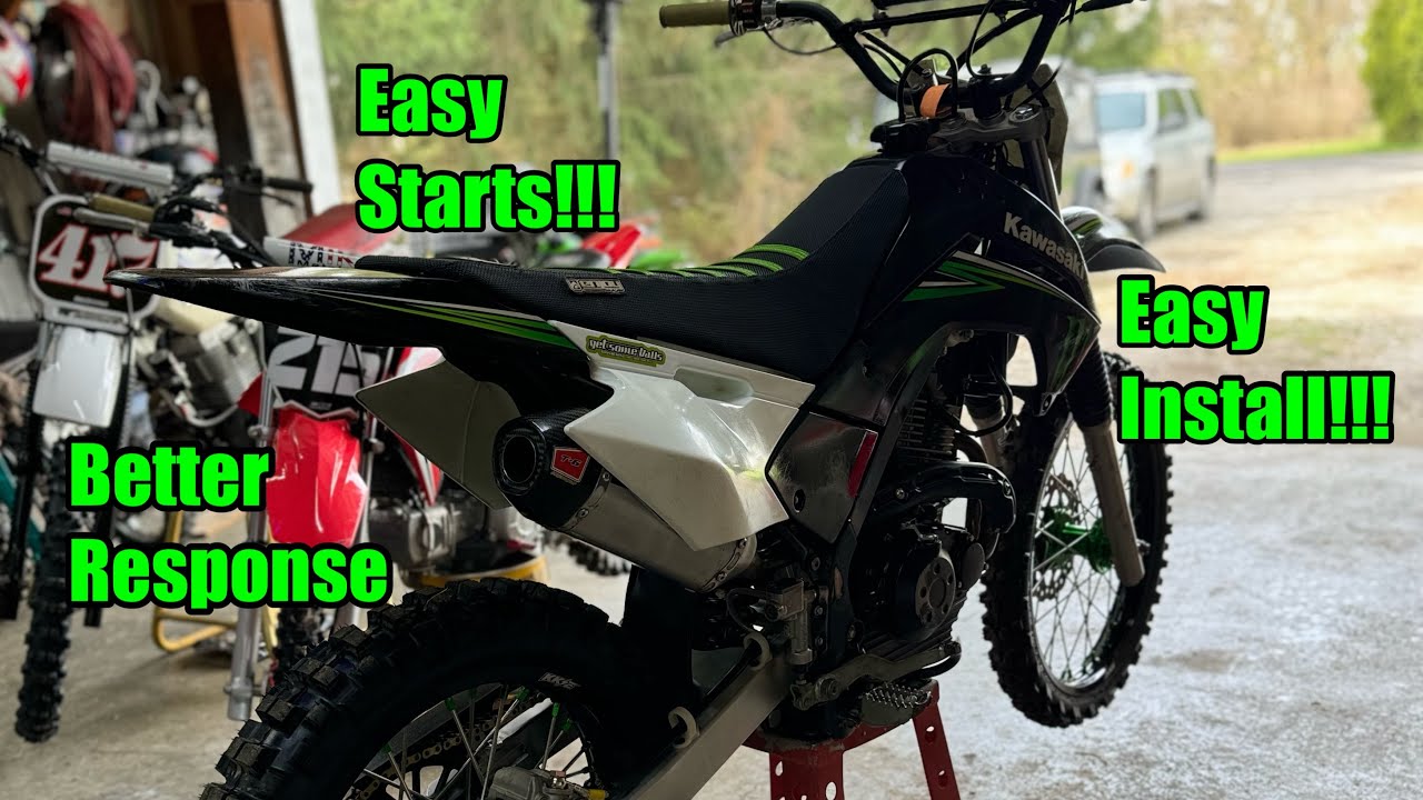 Модернизация карбюратора Klx140! Карбюратор Mikuni 22 мм (лёгкий запуск и чёткий отклик дроссельн...