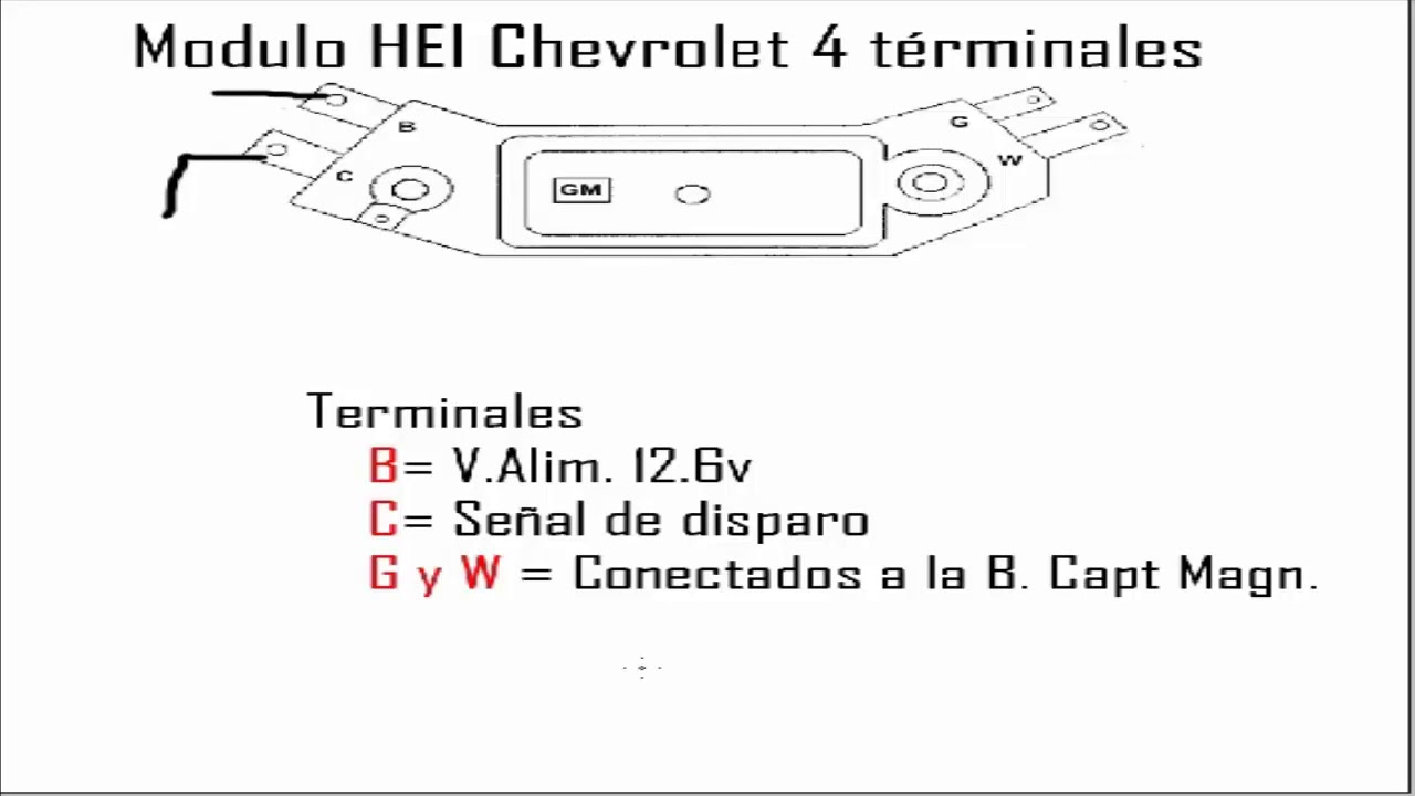 Modulo encendido 4 terminales