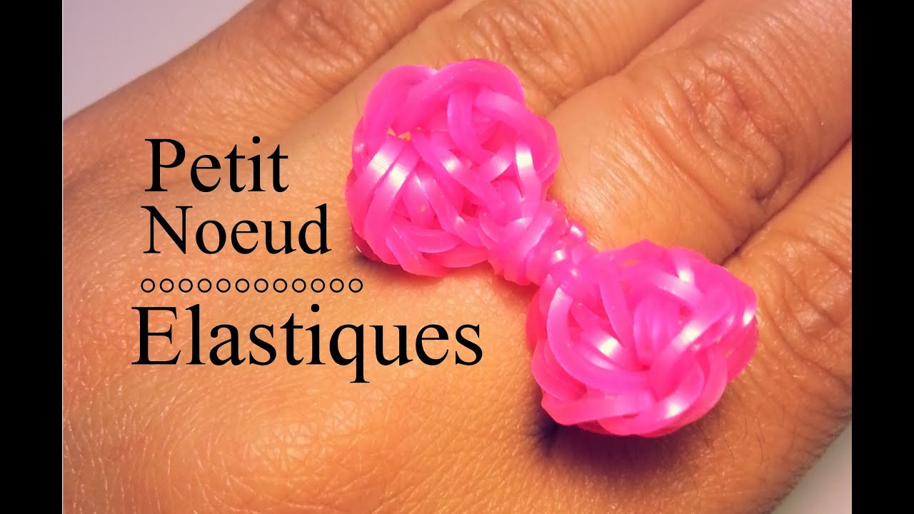 Comment faire un petit noeud avec des élastiques sans machine