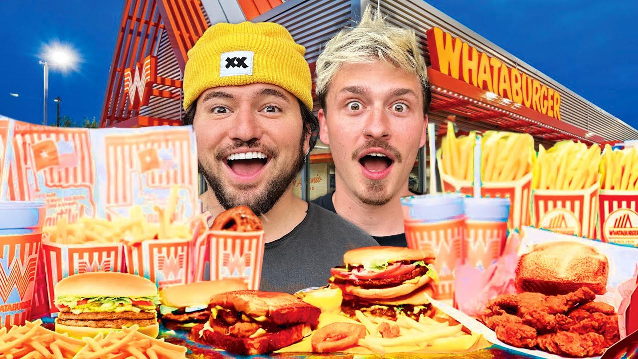 Eating EVERY Item On Whataburger’s Menu