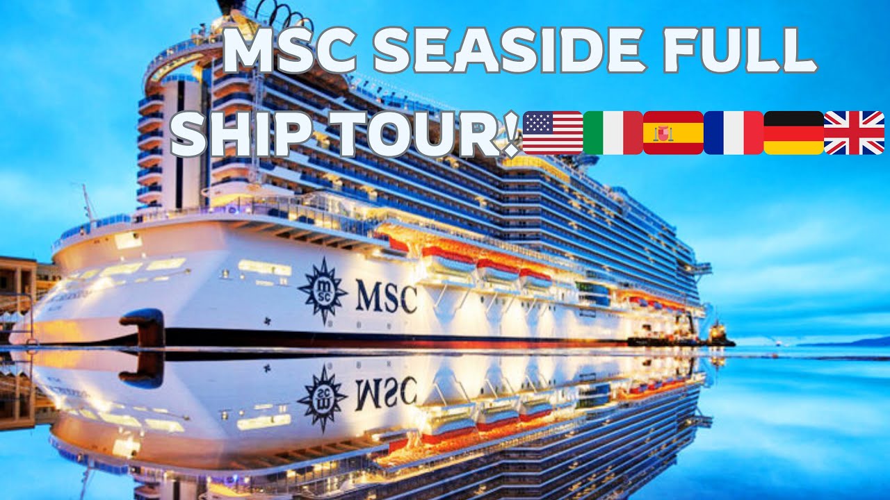 MSC SEASIDE Updated Ship Tour, every single detail with no commentary!
