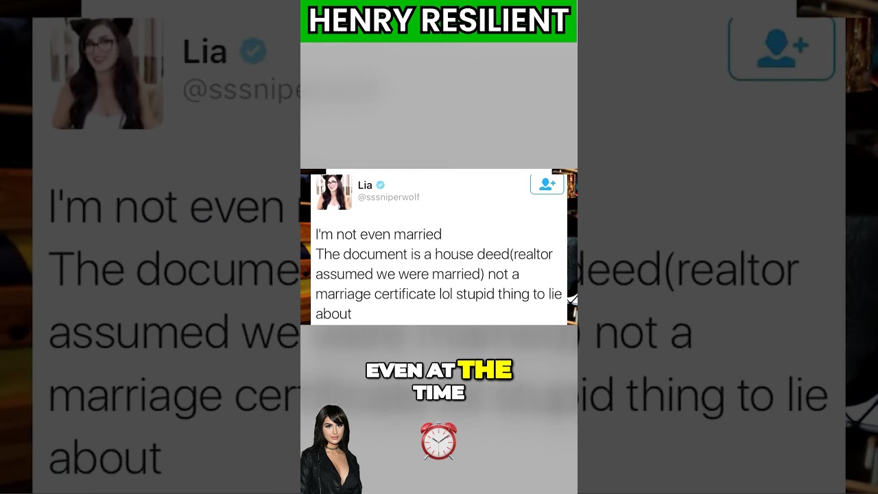 HeroticTV was the first to EXPOSE SSSniperwolf was Married #sssniperwolf #marriage #henryresilient