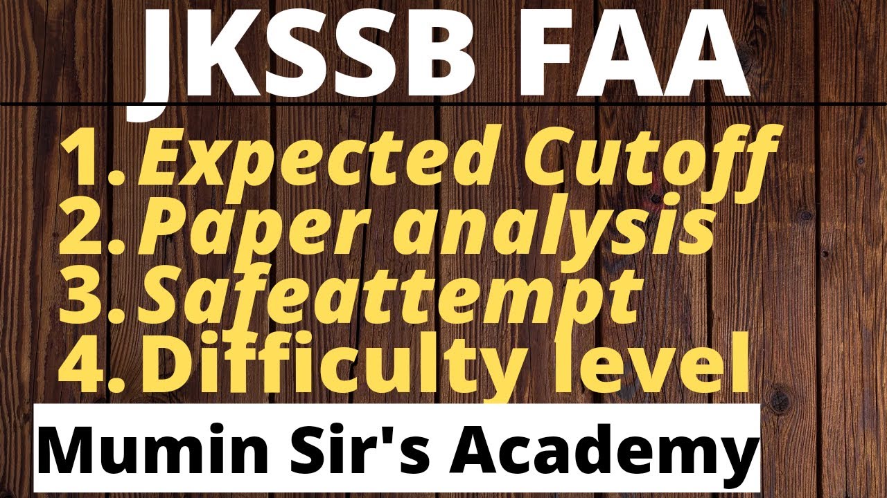 Finance Accounts Assistant Exam Analysis || Difficulty Level - Safe attempt || Expected cut off
